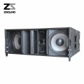 ZSOUND dual 12inch 3 way full range speakers sound system outdoor speakers